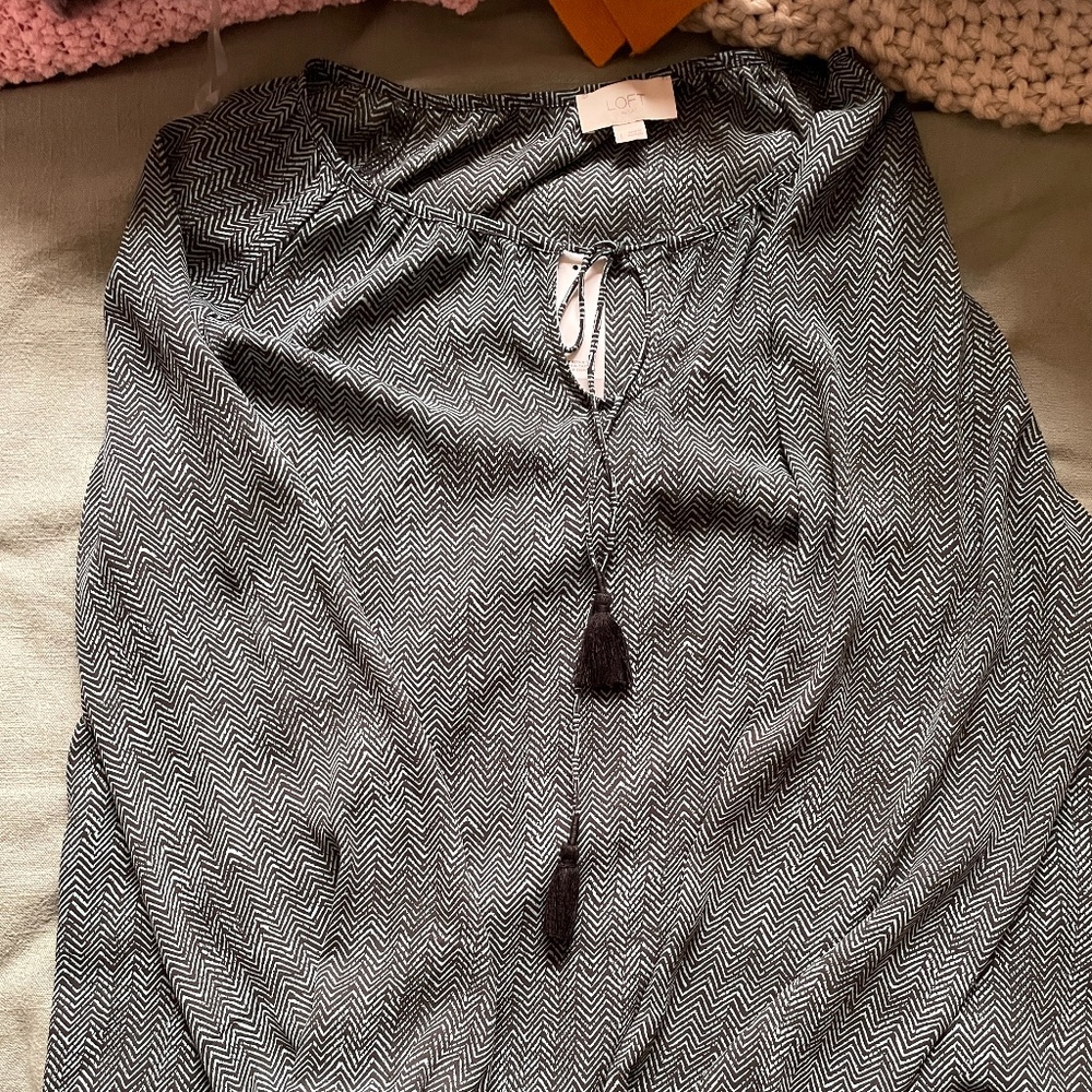 Long Sleeve tassel shirt